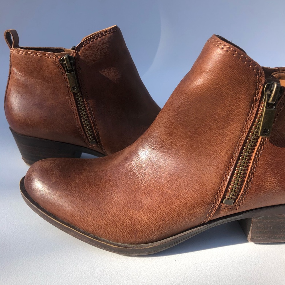 Lucky Brand leather ankle boots